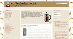 Desktop Screenshot of coffeejudge.co.uk